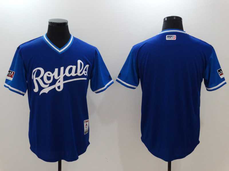 Customized Men's Royals Royal 2018 Players Weekend Stitched Jersey